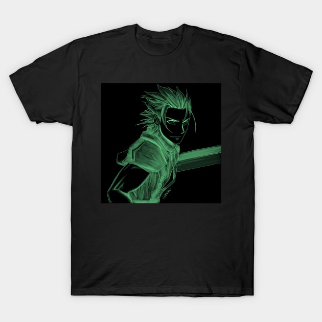 zack fair, masamune in final fantasy vii remake T-Shirt by jorge_lebeau